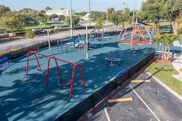 Sportsman's Park playground aerial