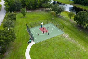 Elks Lodge Friendship Park half basketball court