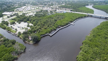 Riverwalk Boardwalk Aerial