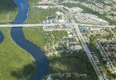 Aerial of project area