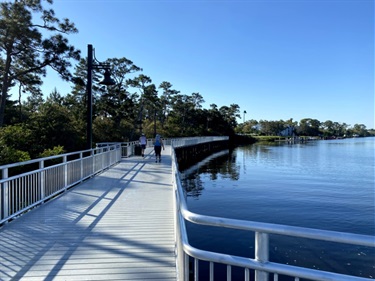 Southern Boardwalk looking north