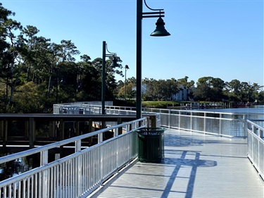 Southern Boardwalk Segment lighting and receptacles