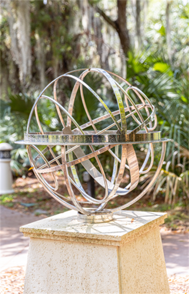 Armillary Steel Sphere by David Harbor