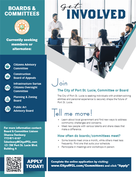 Boards & Committees Flyer