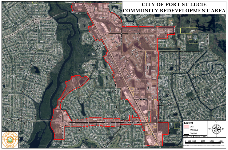 CRA Original Map: East Lake Village and The Port District