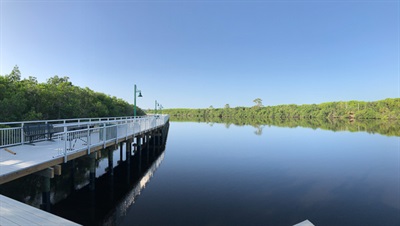 July 2020 - early morning view from northern boardwalk