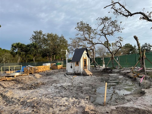 Peacock Playhouse - under construction