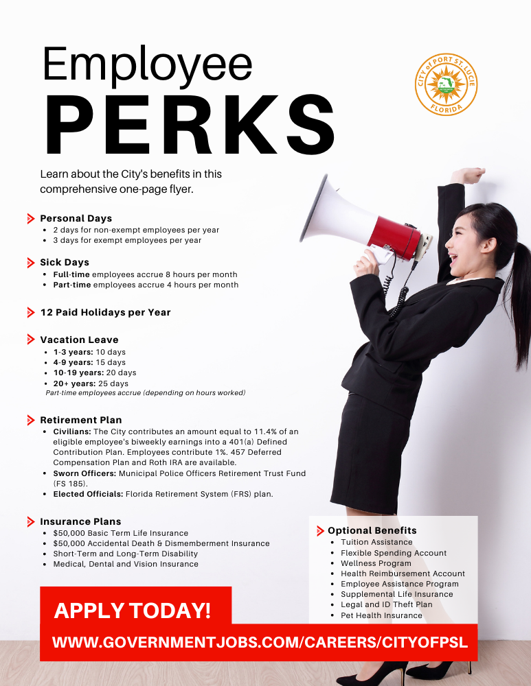 Employee Perks Total Compensation Flyer