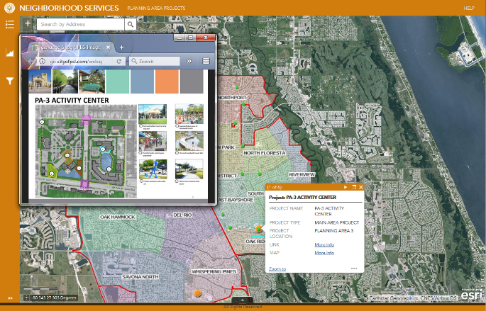 neighborhood services planning area projects