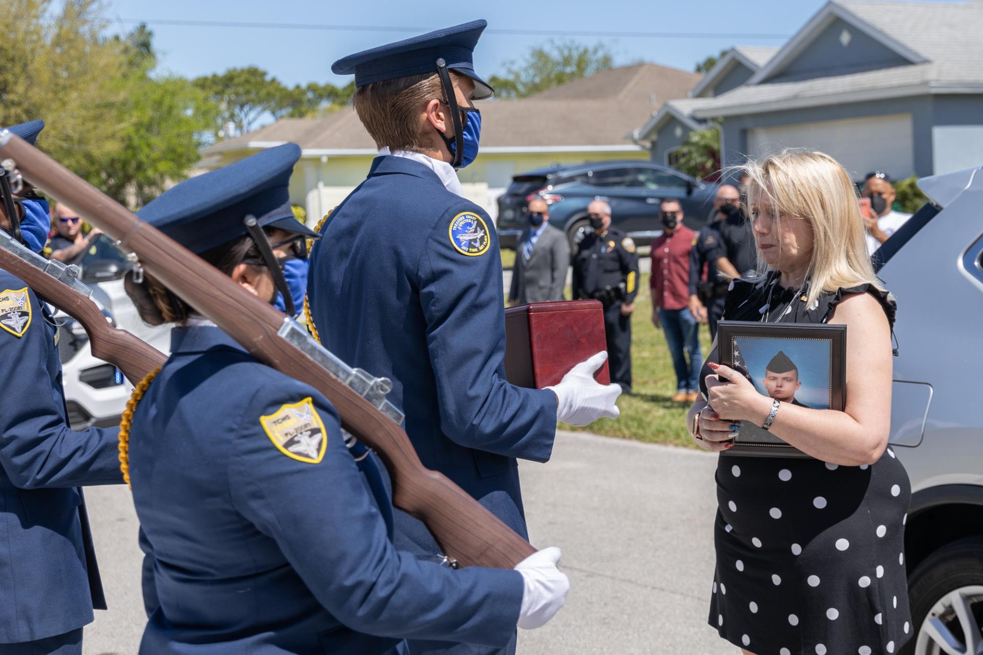 Dignified transfer of remains for Airforce Senior Airman Joshua Allen Reinwasser