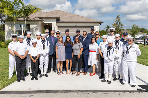 gold star family group photo