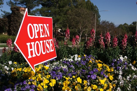 open house sign