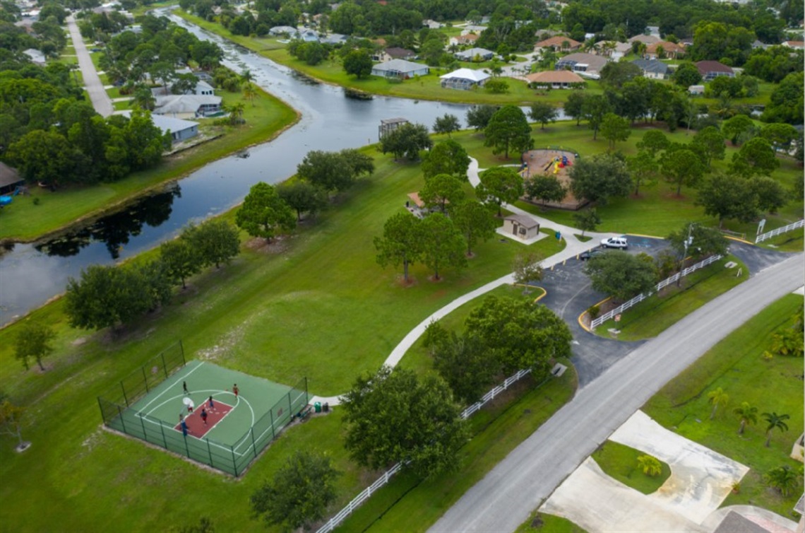 Elks Lodge Friendship Park aerial