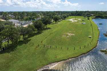 OL Peacock Park aerial of parking area