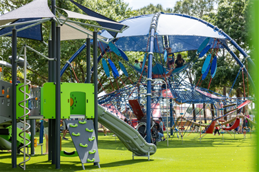 Whispering Pines Park playground and play area