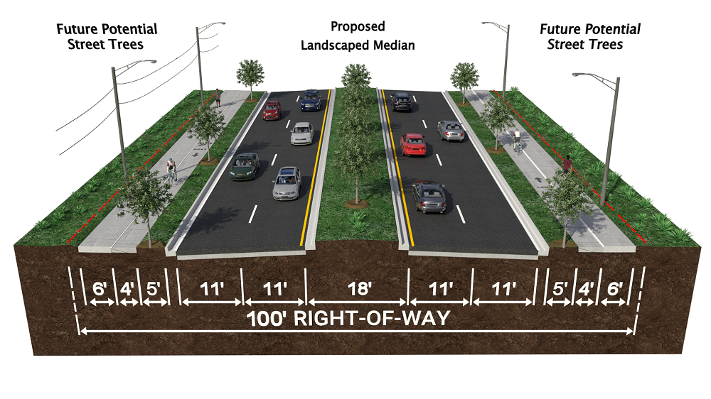 PSL Blvd South Proposed Typical Concept