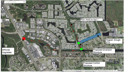 Hogpen Slough project map