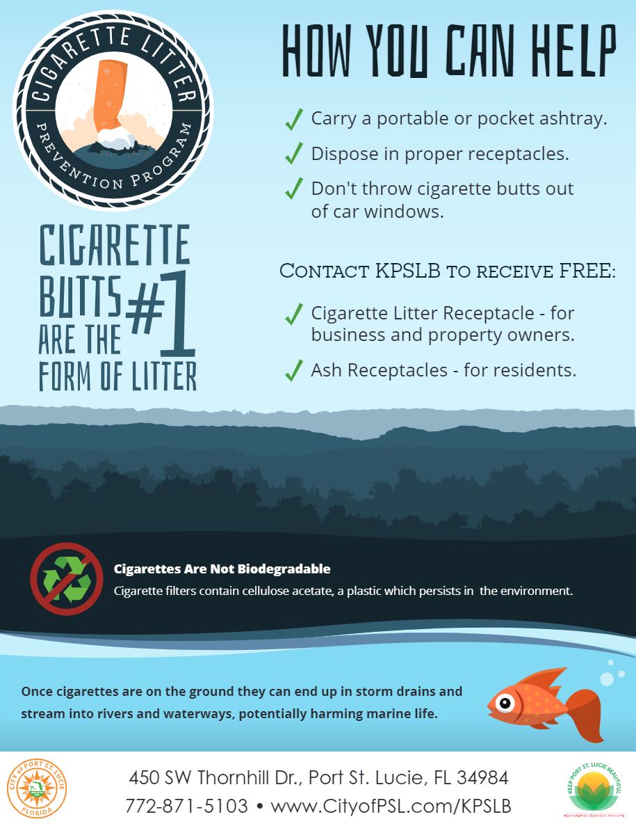 Cigarette Litter Prevention Flyer