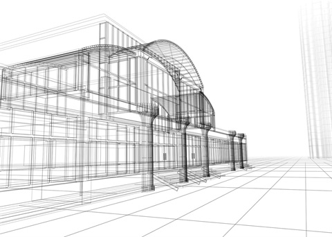 building outline rendering