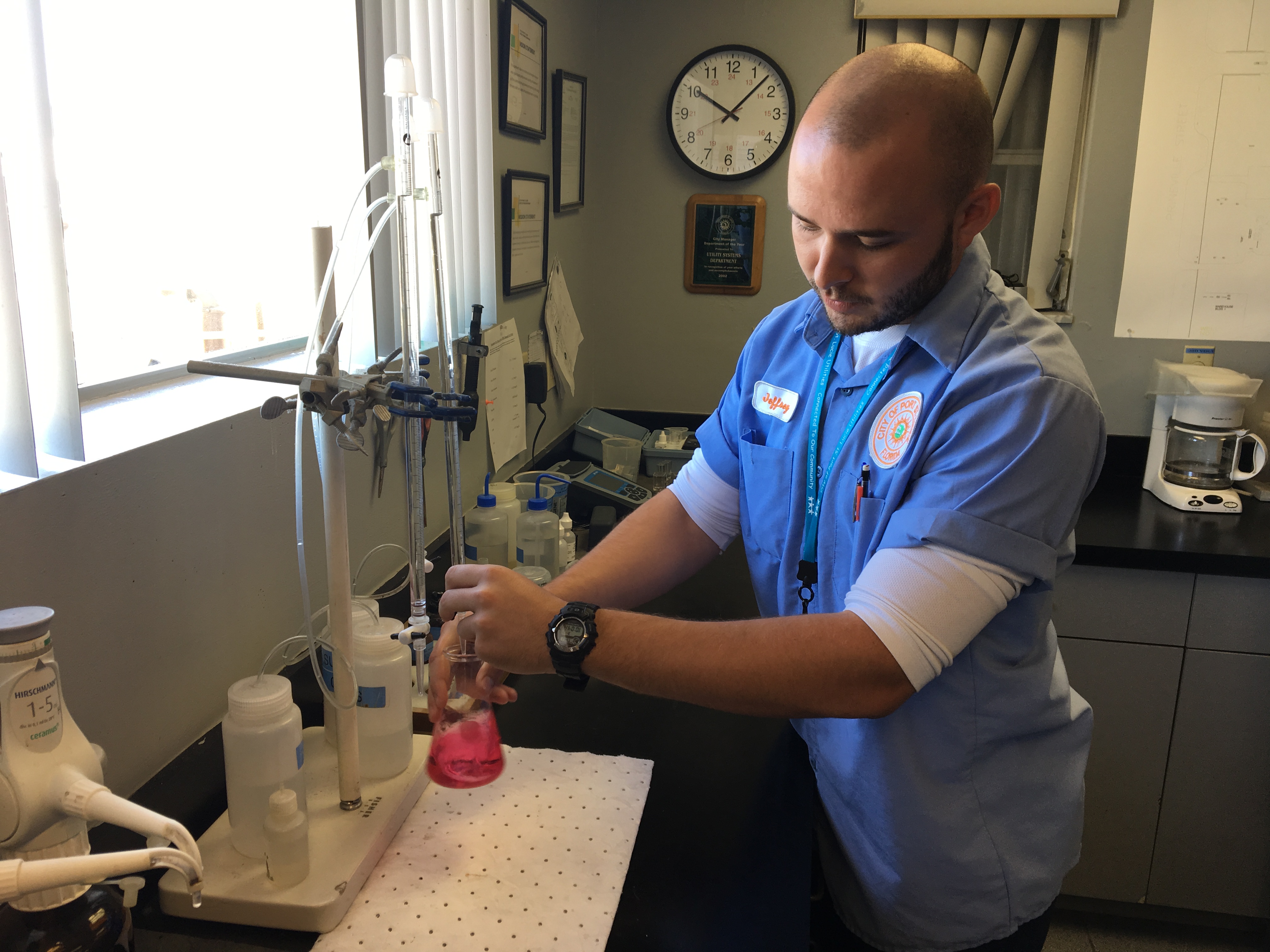 water test at prineville treatment facility