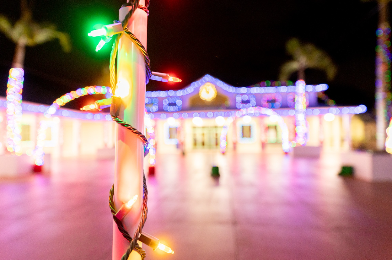 Lights at the Community Center