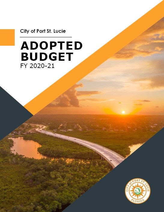 Adopted Budget FY 20/21 cover