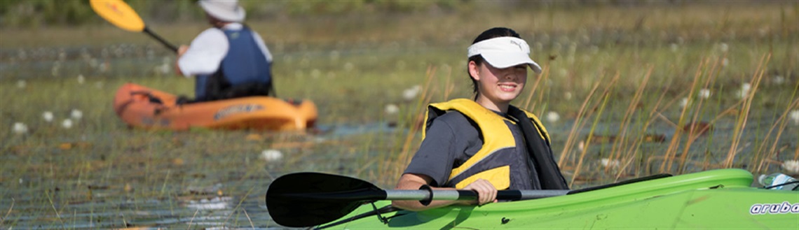 Banner McCarty Ranch Kayaker