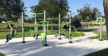 outdoor fitness station