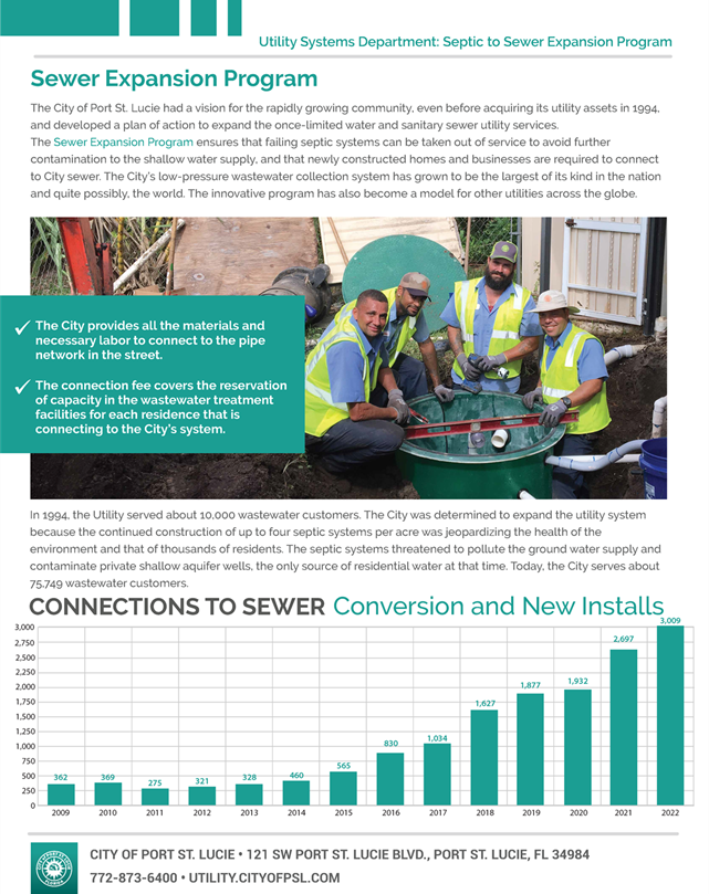 Sewer Expansion Program Fact Sheet